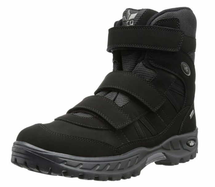 Winterstiefel schwarz Wildlife Velcro 44