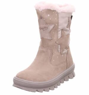 Stiefel Mädchen beige Stiefel Leder  FLAVIA 29