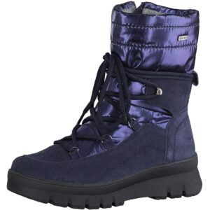 Winterstiefel blau Winter Schnürboots